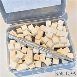 Sponge Block Kit, Pick Up Tool + 100 refills, Nail Diva